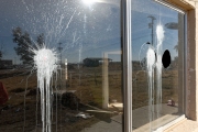 Mark Bennett Broken Windows 1, Gilbert, 18 December 2005 from the series America 21 Digital C-Print 2015 $1250