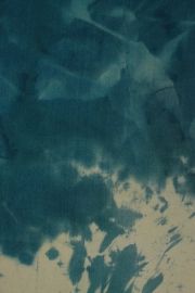 Sarah S. Curley Beneath 2015 Pigmented Inkjet Print made from Cyanotype on Silk 2015 $300